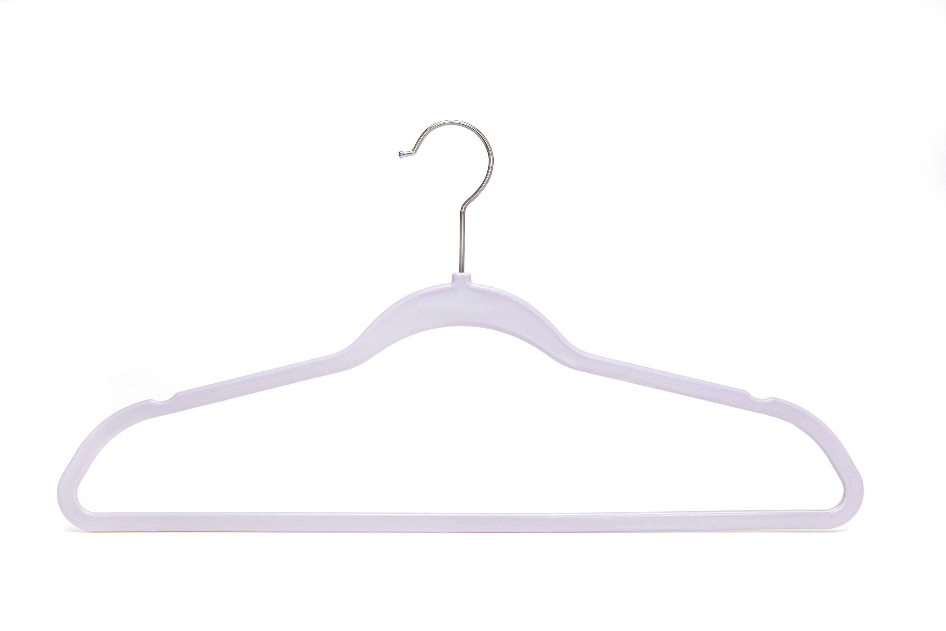 Quality Hangers - Wholesale Clothes hangers - Space saving Plastic Shirt Hangers - 200/case0
