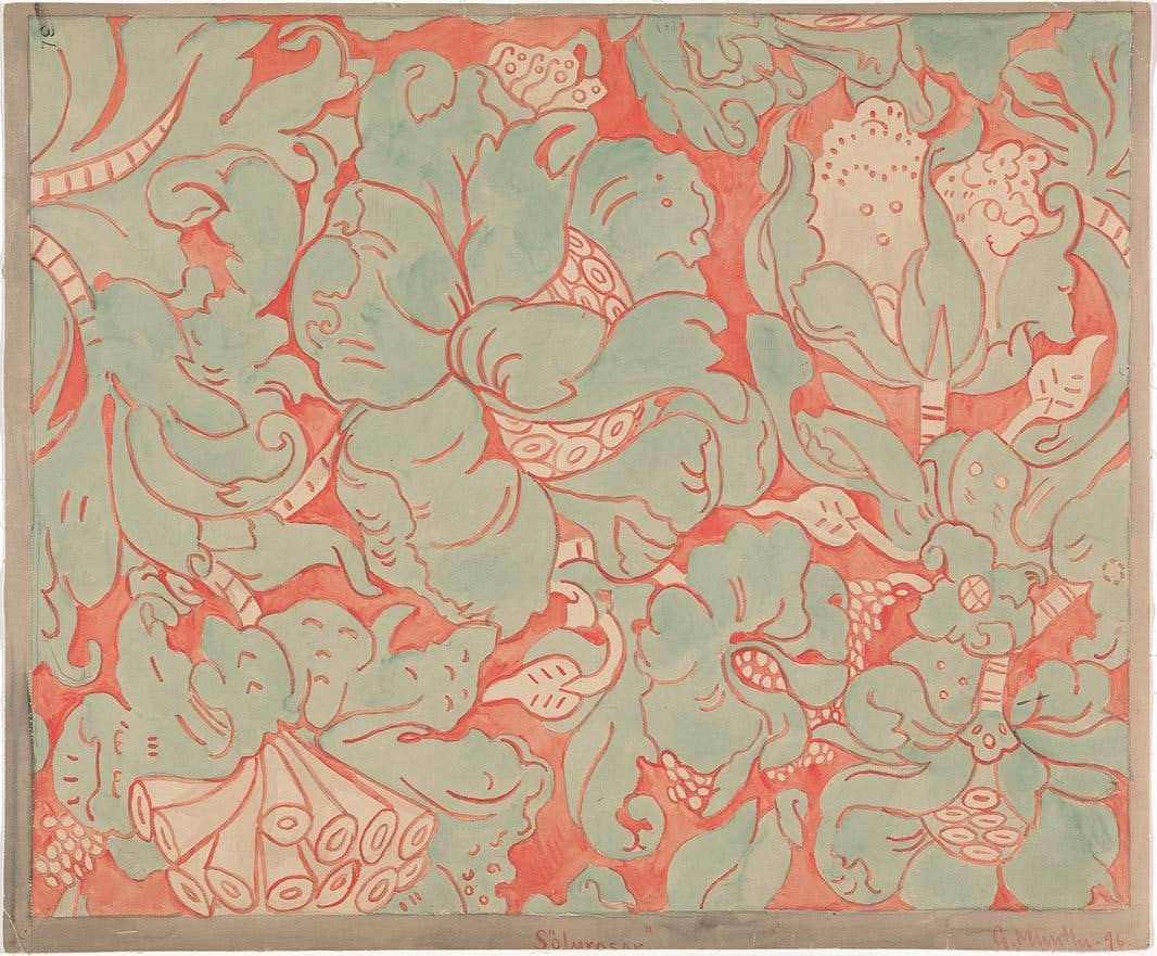 Kristiania Design - Wholesale Throw Blanket - Sølvroser, Putetrekk, Peon Bakside3