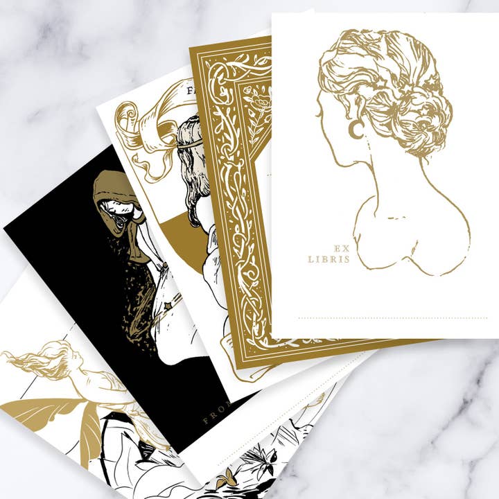 Fleur & Fable - Wholesale Sticker - Enchanted Mix Pack Bookplates - 10 pack