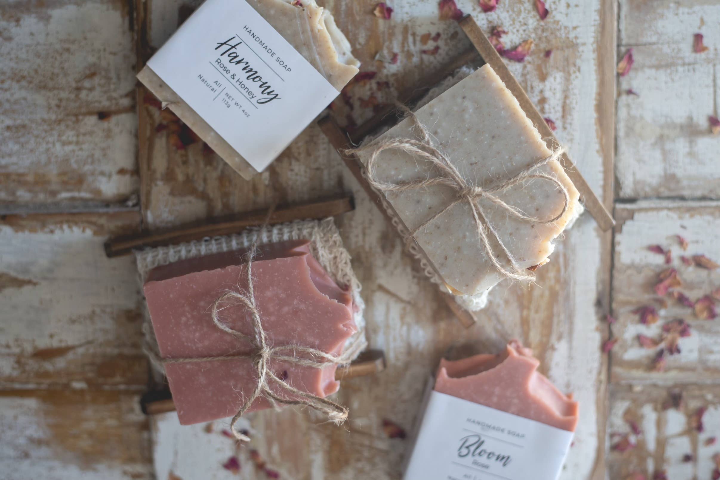 The Broken Circle Soap Co - Wholesale Bar Soap - Harmony (Rose & Sandalwood) | Vegan Soap1