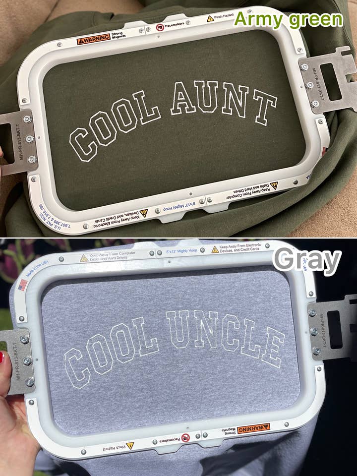 Buleana Boutique and Textiles LLC – wholesale Sweatshirt - Dam – Cool moster broderade crewneck tröjor unisex9