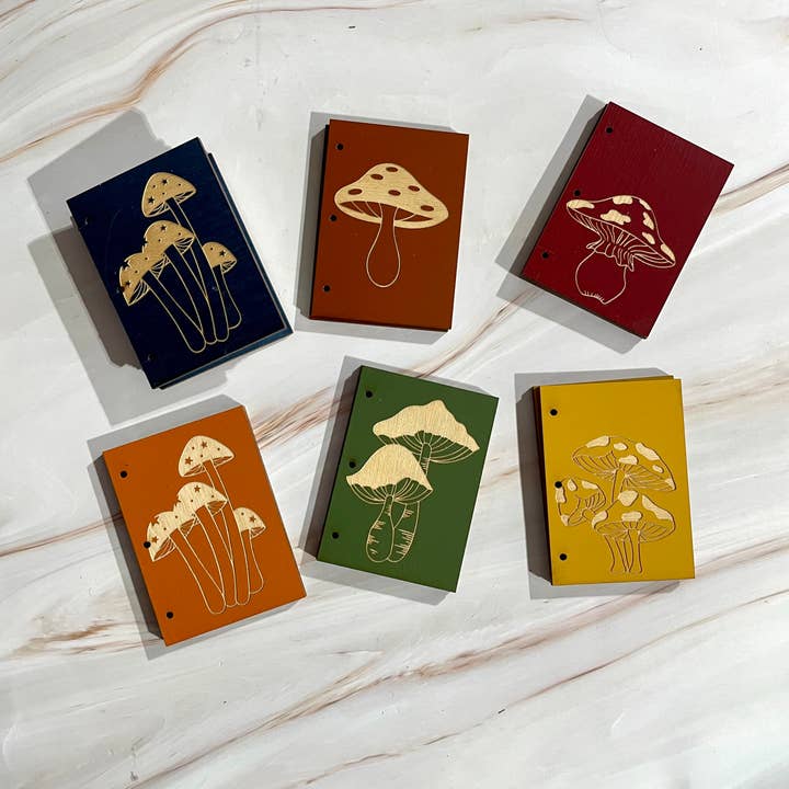 Elm Rose Designs - Wholesale Journal/Diary - Micro Mushroom Journal