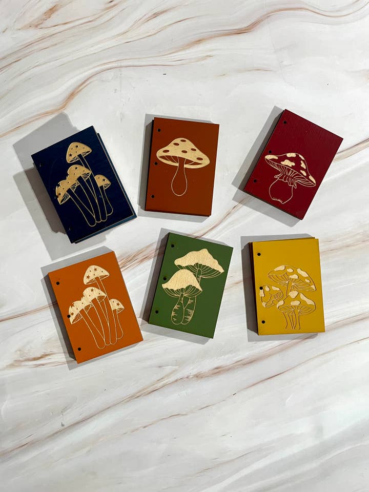 Micro Mushroom Journal for wholesale by Elm Rose Designs