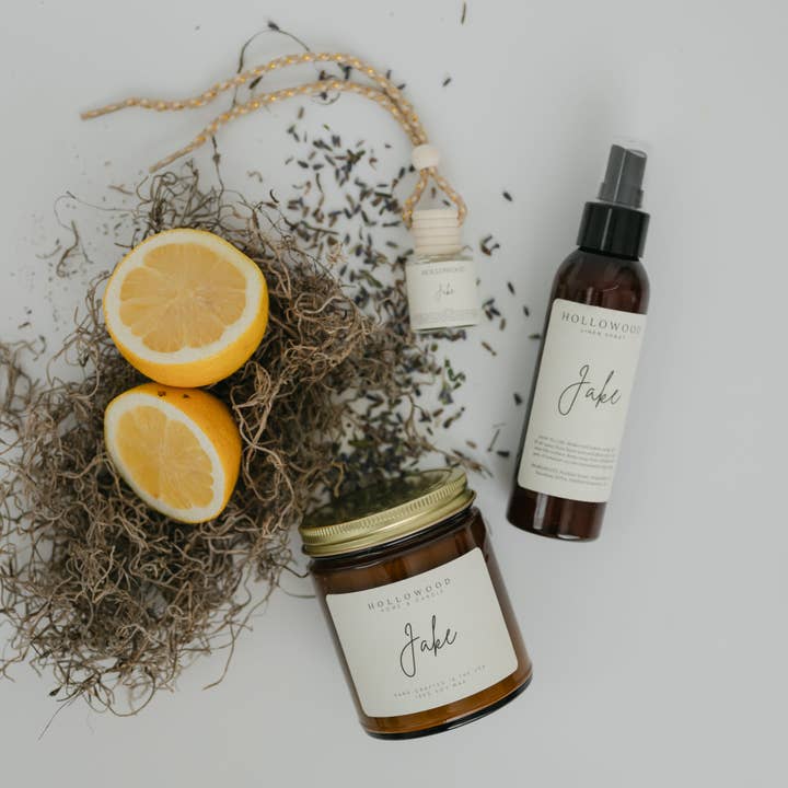 JAKE | GLASS JAR for wholesale by HOLLOWOOD FRAGRANCE