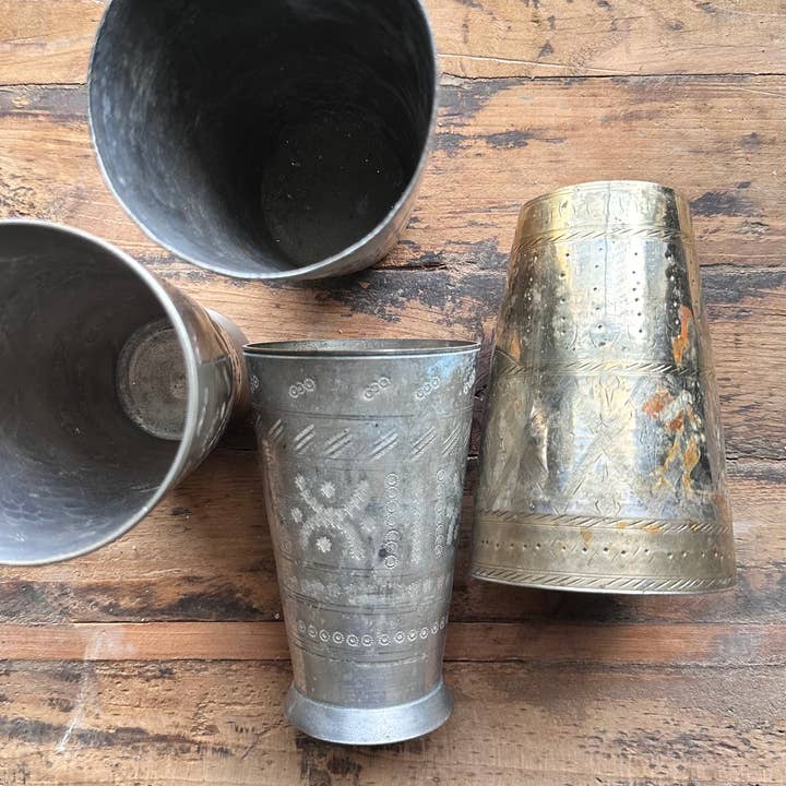 The Global Swap Shop - Wholesale Decorative Tabletop Object - Vintage Lassi Bride's Cup