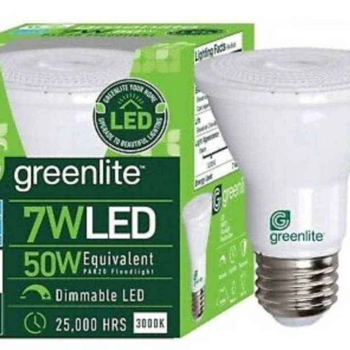 LED Lighting- Greenlite 7W LED Dimmable Bulbs for wholesale by St. Louis Wholesale LLC