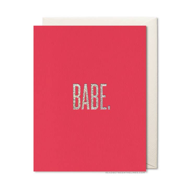 Babe Card for wholesale by Read Between The Lines®