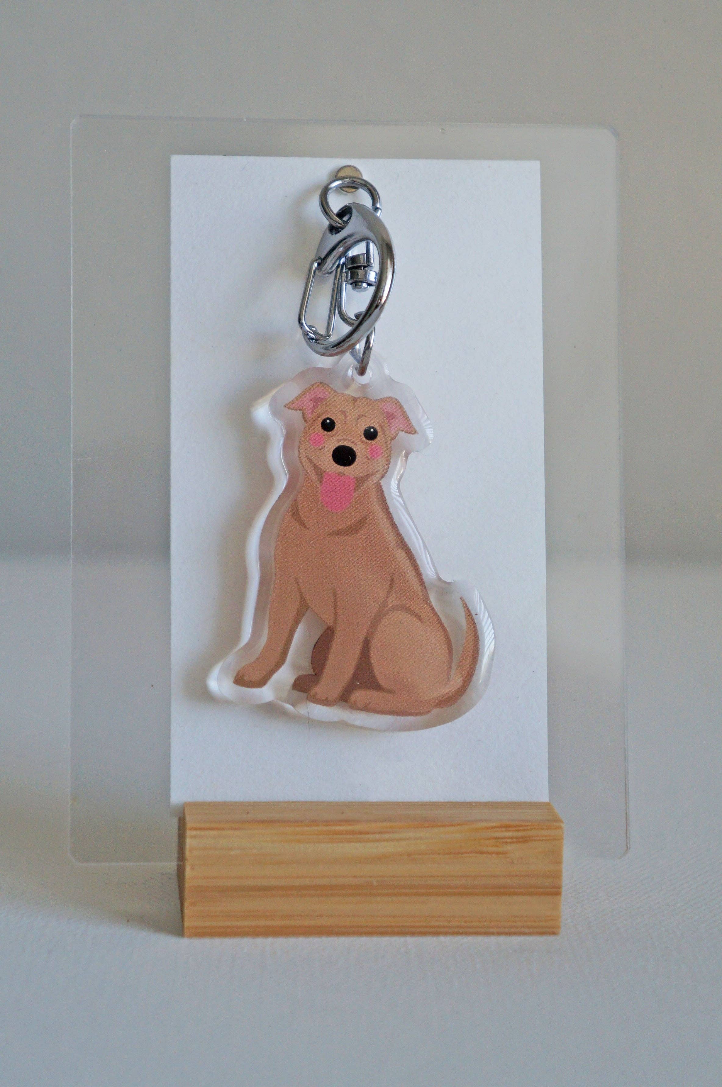 kiwi & WILLOW - Wholesale Keychain - Unisex - Pitbull Epoxy Keychain3