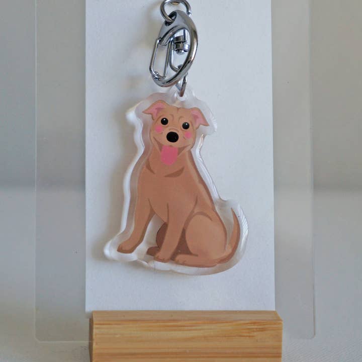 kiwi & WILLOW - Wholesale Keychain - Unisex - Pitbull Epoxy Keychain3