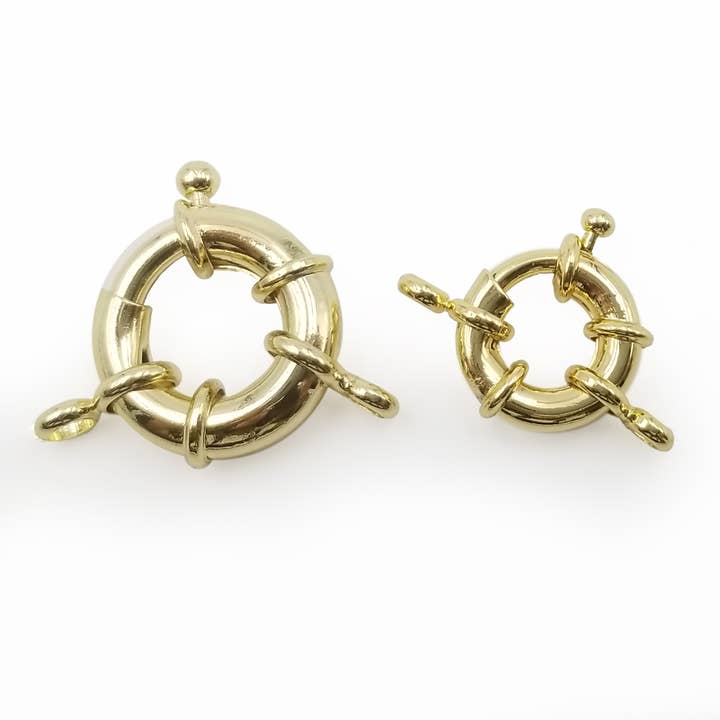 Beads Creation - Wholesale Clasp - Sailor's Clasp, Large Spring Ring Clasp, CL445
