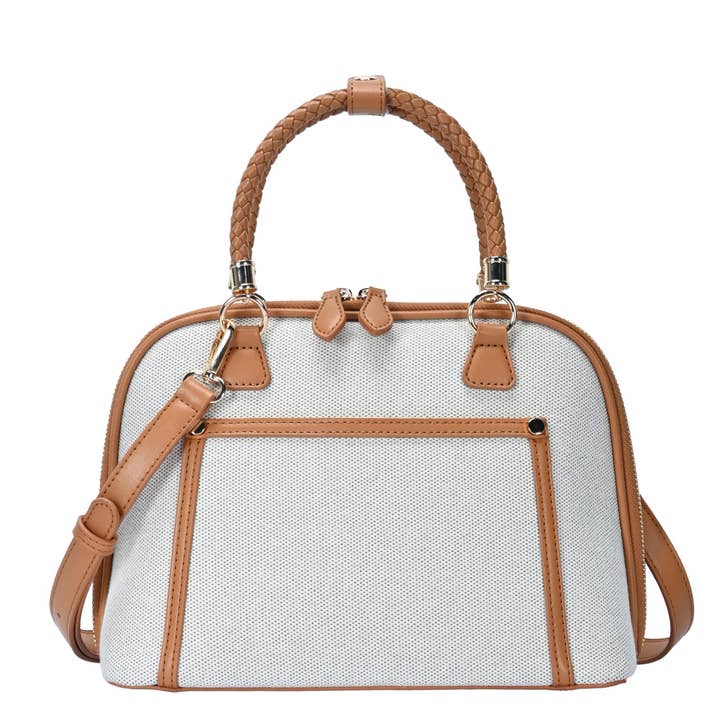 MMS Brands – Großhandel Satchel – Damen – Camila Canvas-Umhängetasche6