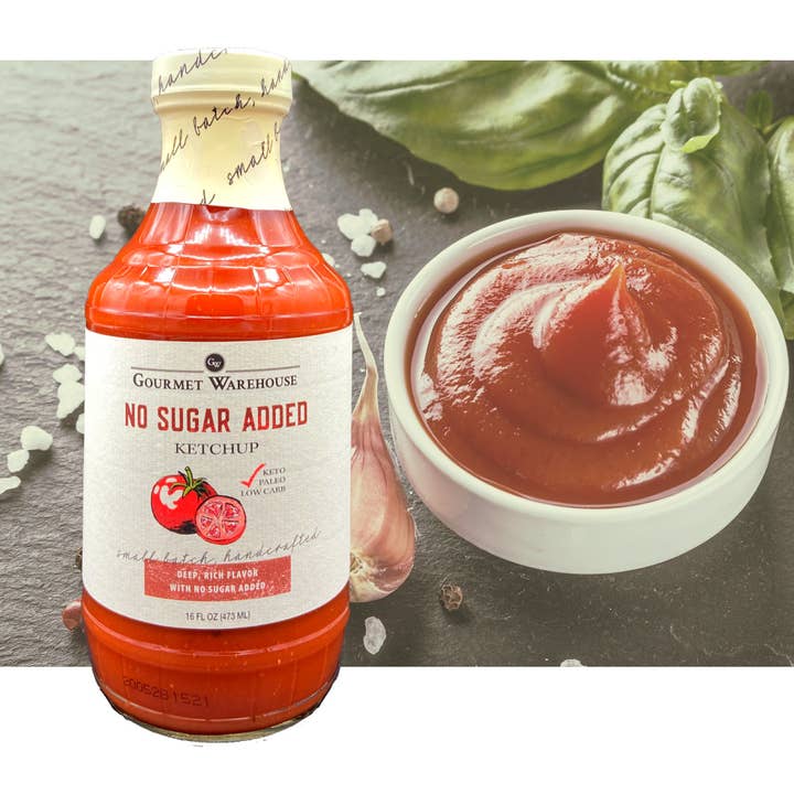 Gourmet Warehouse Brands - Wholesale Ketchup - Gourmet Warehouse Low Sugar Ketchup2