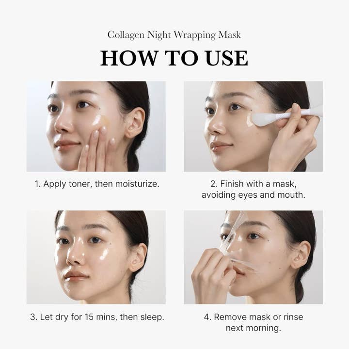 Glowiss - Wholesale Skincare Face Mask - MEDICUBE Collagen Overnight Wrapping Peel Off Facial Mask 75ml3