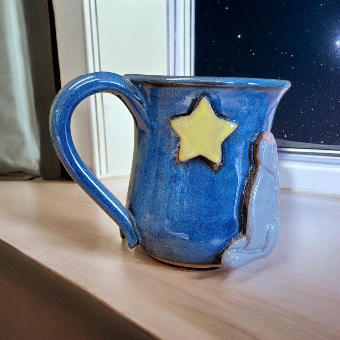 MudWorks Pottery - Wholesale Coffee Mug - Bunny Star Mug1