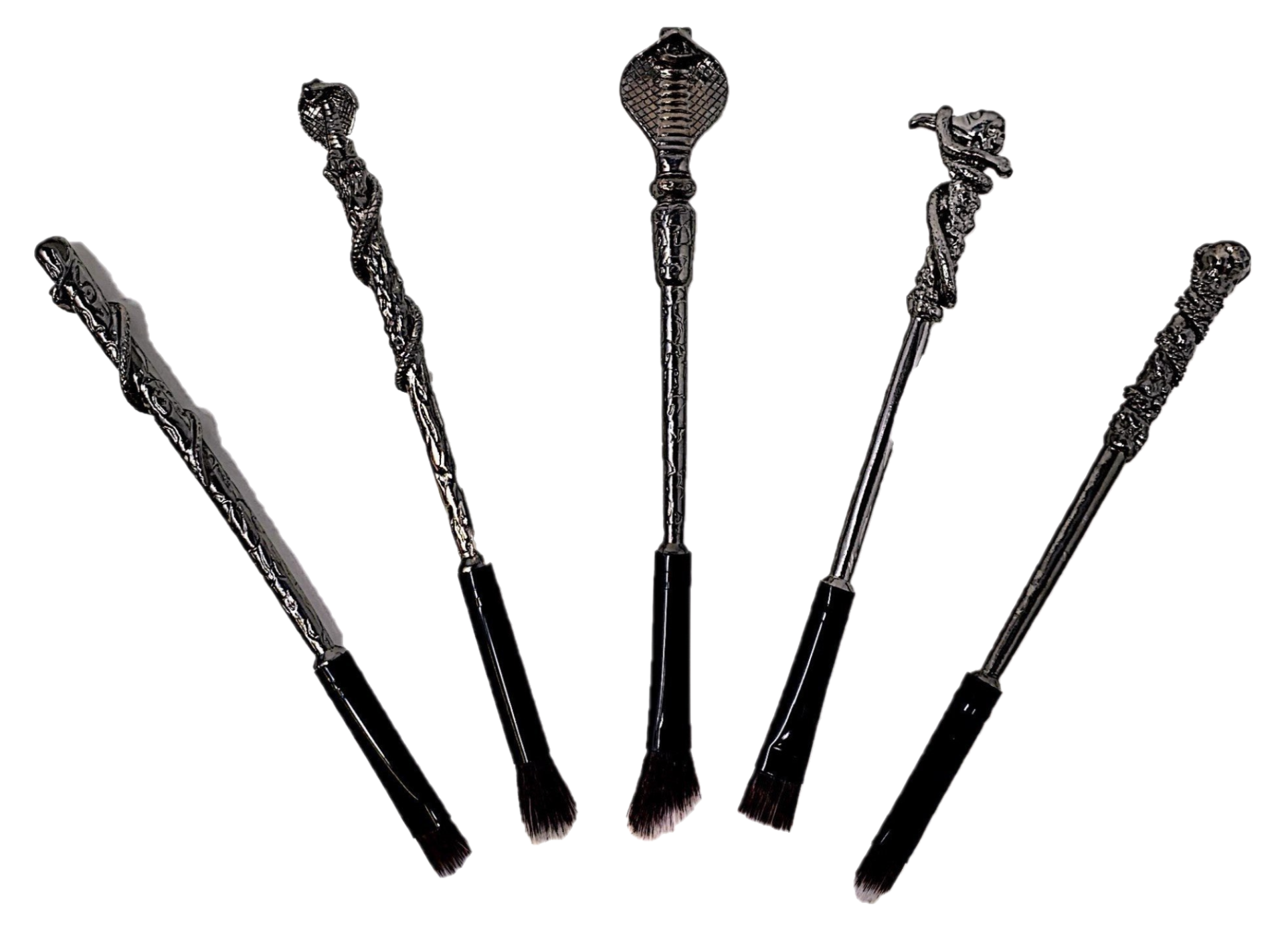 My Wholesale Warehouse - Wholesale Makeup Brush Set - Harry Potter Inspired 5pc Snakehead Make Up Brush Set1