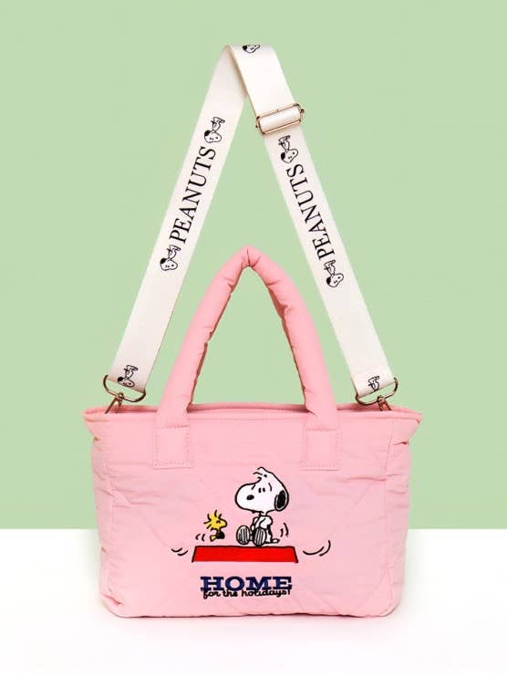 Jordnötter SNOOPY Quiltad Hemväska med Rem– Premiumutgåva för wholesale av Little Light
