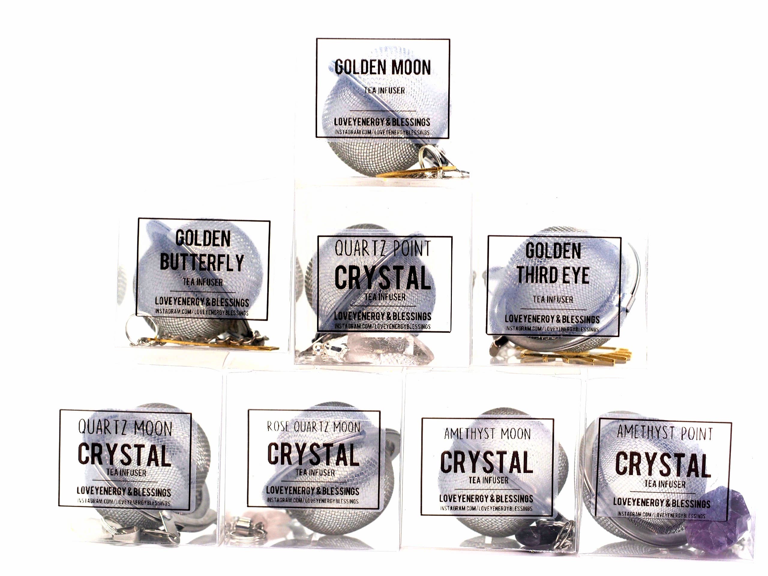 Loveyenergy & Blessings - Wholesale Theevergiet/infuser - Mystic Garden zilveren theezeef met losse bladeren5