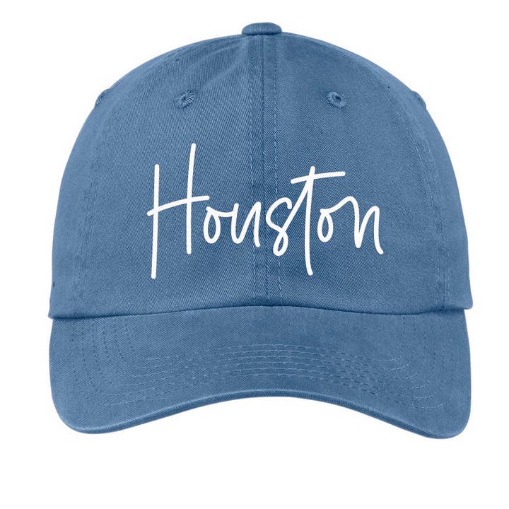 Frankie Jean - Wholesale Baseball Cap - Unisex - Houston Cursive Baseball Cap V19