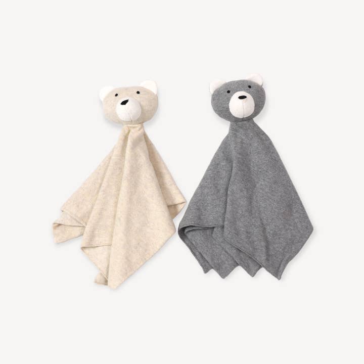 Viverano Organics - Wholesale Security/Cuddle Blanket - Baby - Bear - Organic Baby Lovey Security Blanket Cuddle Cloth