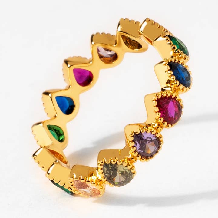 Bejeweled Teardrop Ring for wholesale by Origami Owl