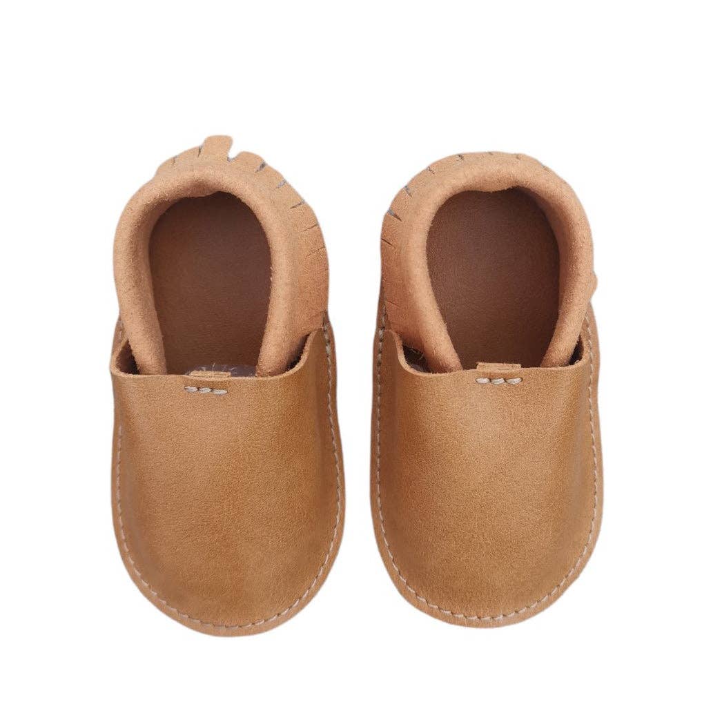 L&E Studio - Venta al por mayor Patucos - Bebé - Zapatos veganos para bebé mocasines en rojo profundo5