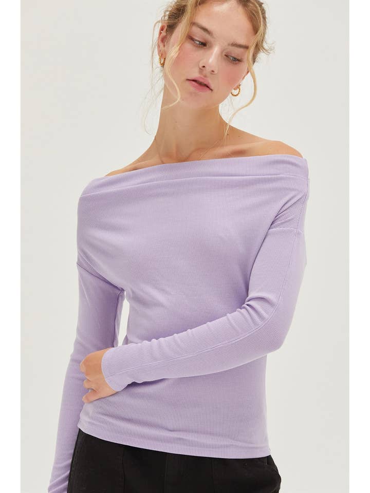 Schouderloze Geribde Gebreide Top voor wholesale door HYFVE