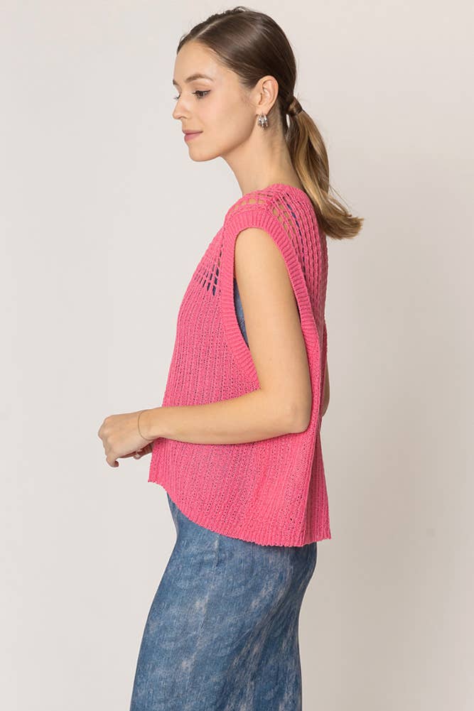 Hana - Venta al por mayor Poncho - Mujer - Poncho de verano con parte superior de ganchillo con cierre en el pecho15