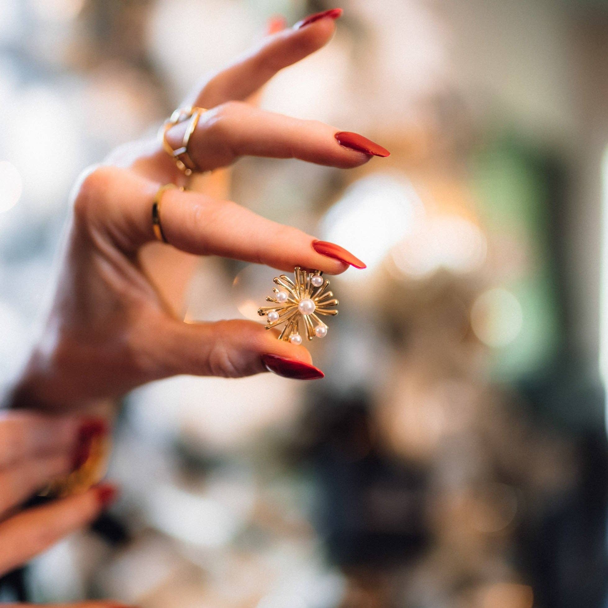 Steward & James - Vente Boucles d'oreilles pendantes - Boucles d'oreilles Jordan Starburst2