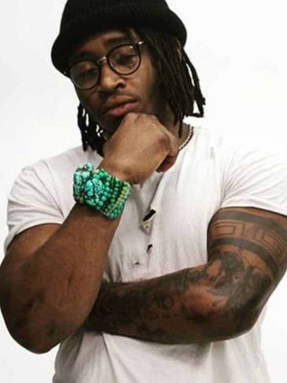 Massive Green Turqouise Chunks Cuff Bracelet Gold Gay Isber Unisex for wholesale by Gay Isber Designs