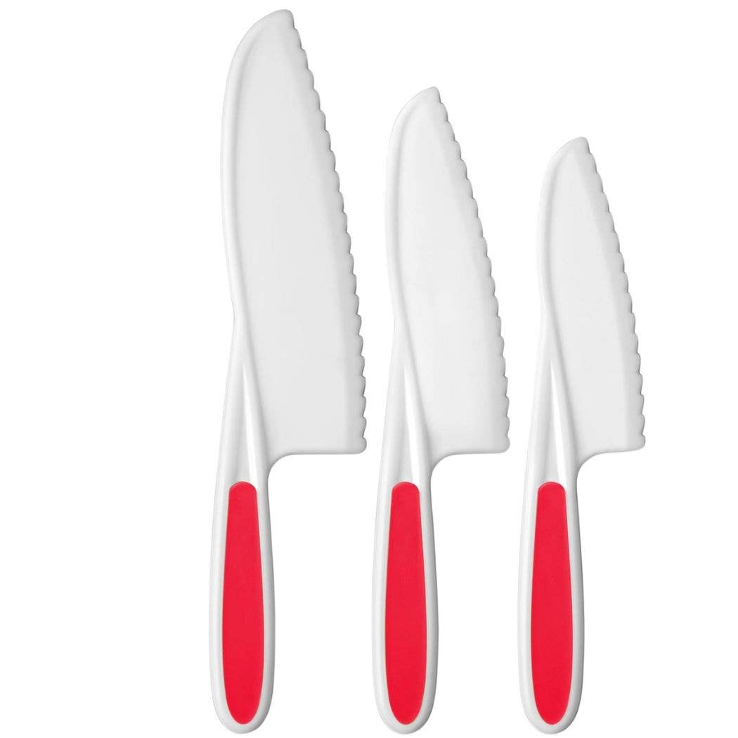 Zulay Kitchen - Wholesale Knife Set - Safety Knife Set for Kids - 3 Piece1