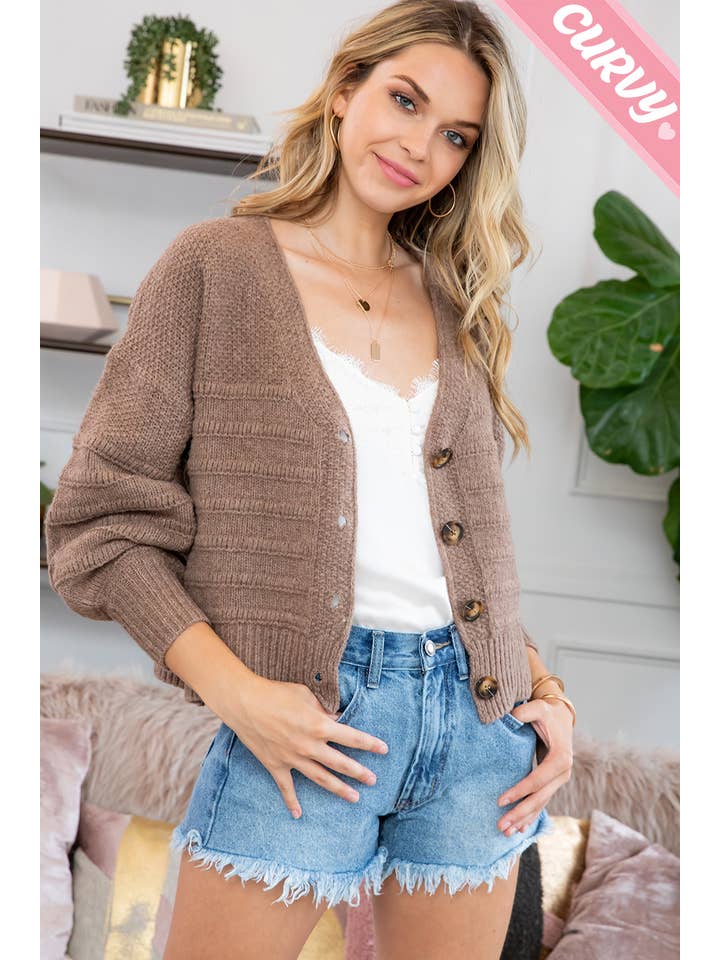 Sweet Lovely by Jen - Wholesale Cardigan - Women's - SW203PL SWEATER CARDIGAN7