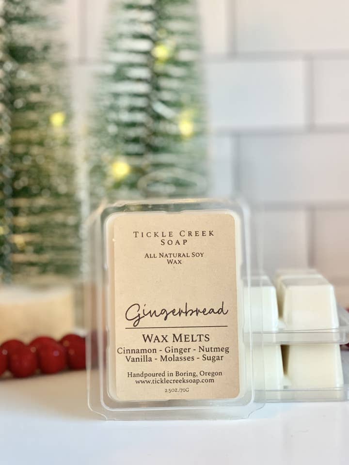 Cera di soia di pan di zenzero per la vendita all'ingrosso da parte di Tickle Creek Soap