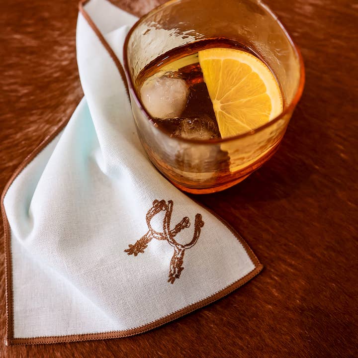 Lemoine - Vente Serviettes de table en tissu - Bottes et éperons2