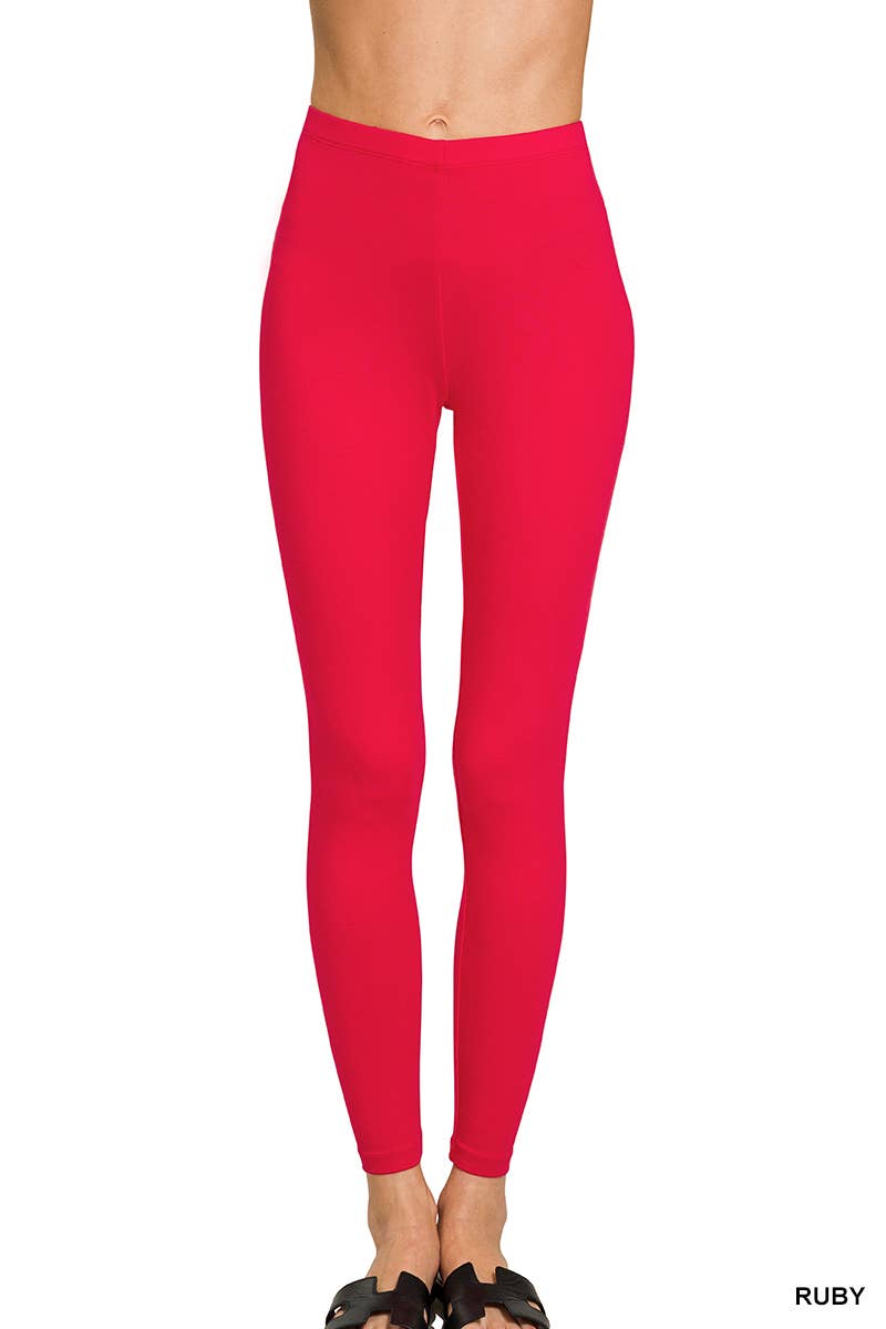 Vanilla Monkey – wholesale Athletic/lounge leggings – Women's – Premium Cotton Full Length Leggings4