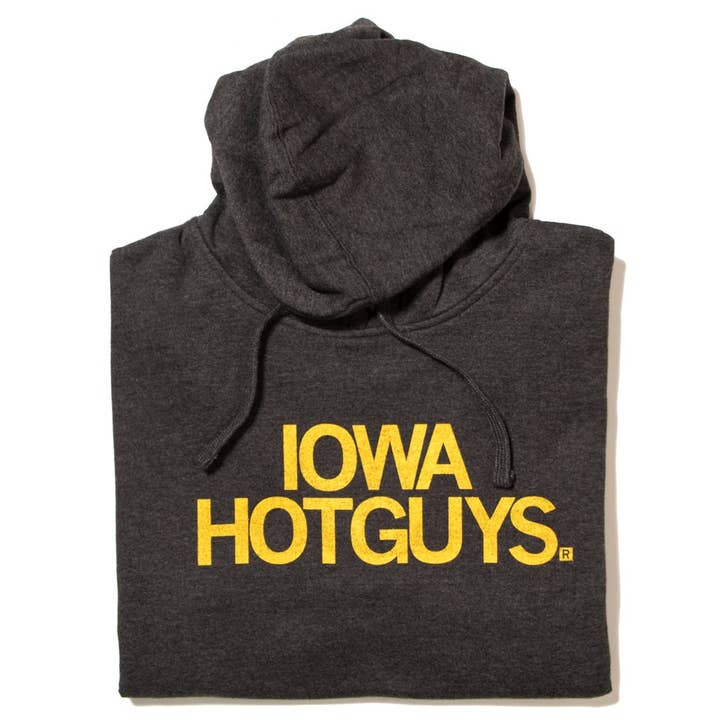 Iowa Hotguys Text Pullover Hoodie for wholesale by RAYGUN