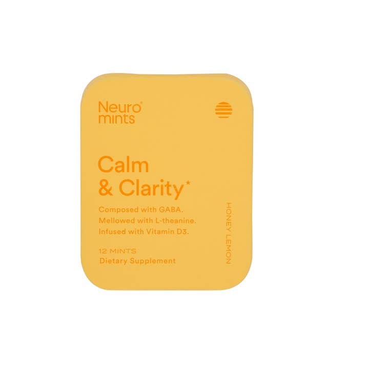 L&F Universal Goods - Wholesale Mints - Neuro Mints - Calm & Clarity - Honey Lemon 12 PK