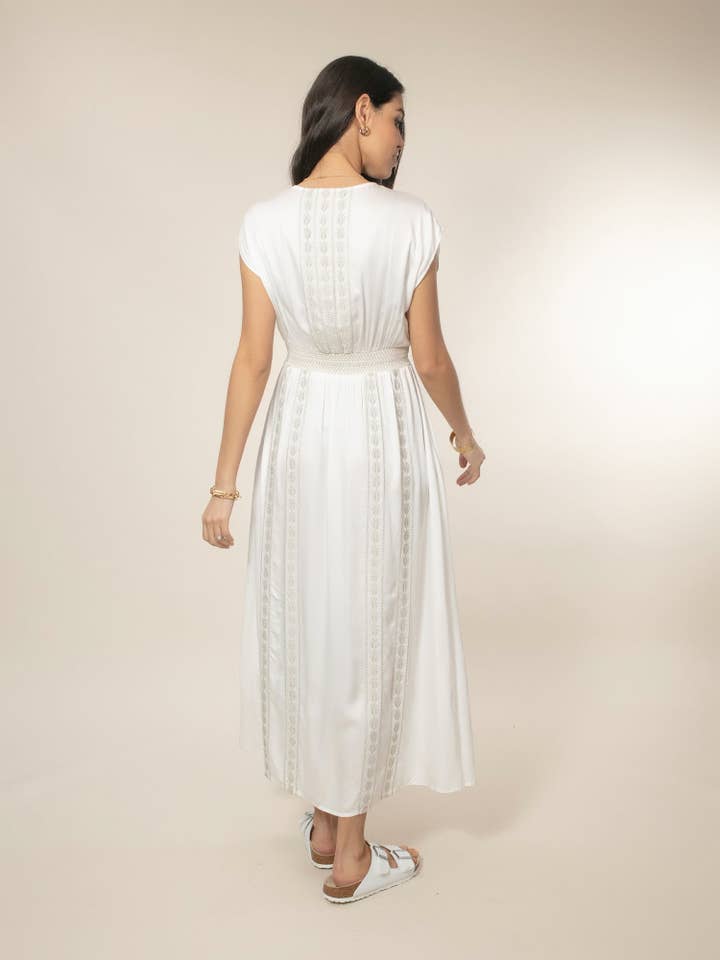 Samba Dress - Ecru for wholesale on Faire4