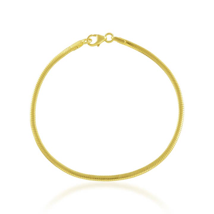 Seamed Snake Chain Armband (Guld Vermeil) för wholesale av Arvino
