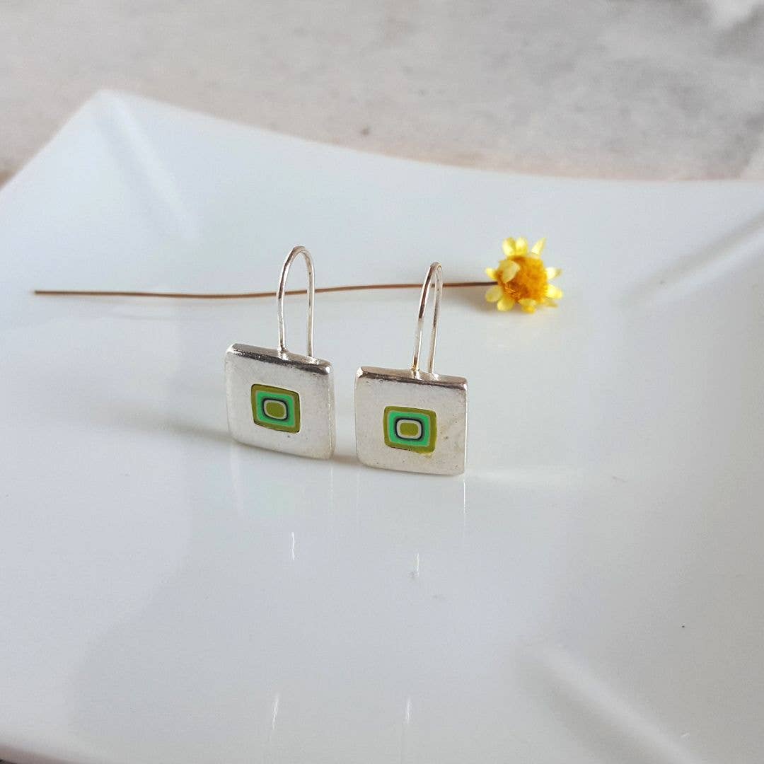 PASTACUITA – wholesale Hängande örhängen – Runda örhängen med hake i italiensk Millefiori-teknik18