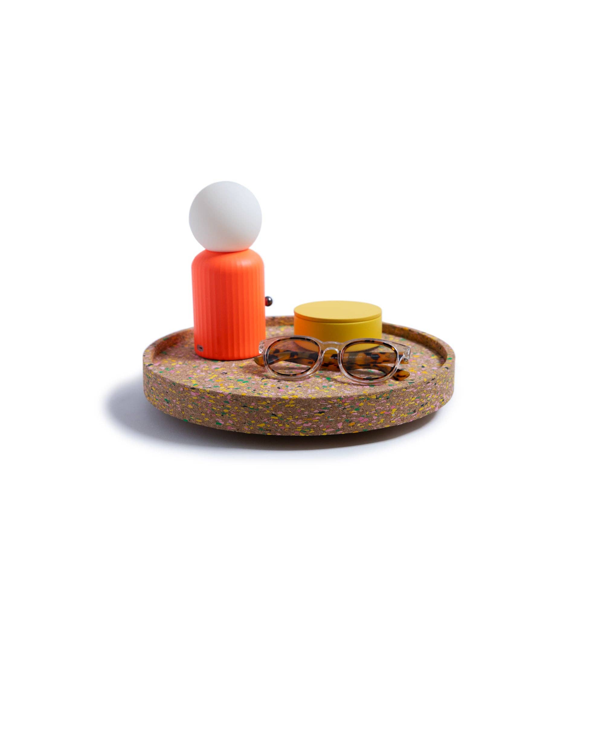 TRASHY GOODS - Wholesale Decorative Tabletop Object - 12" Smart Susan | Cork Terrazzo7