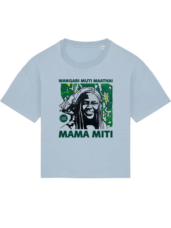 UNITED SOULS - Wholesale Screen Printed T-Shirt - Women's - Wangari Muta Maathai I Women's Oversized T-shirt