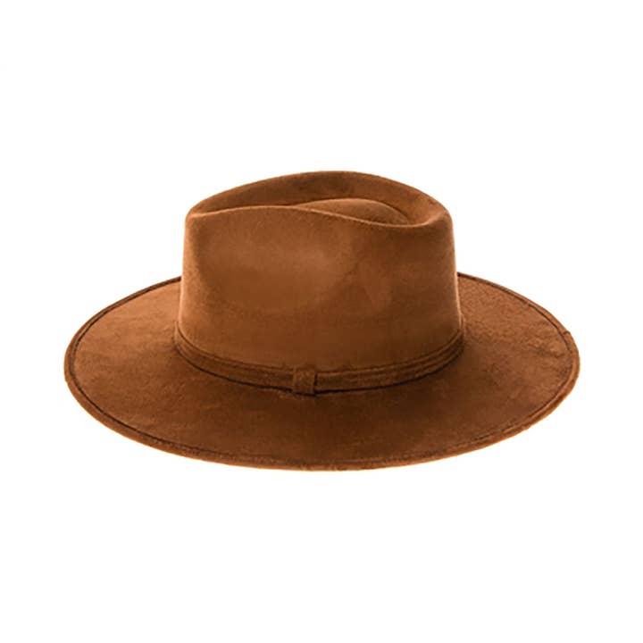 AdornWise - Wholesale Fedora – Women’s - Premium Vegan Suede Rancher Hat with Stiff Brim12