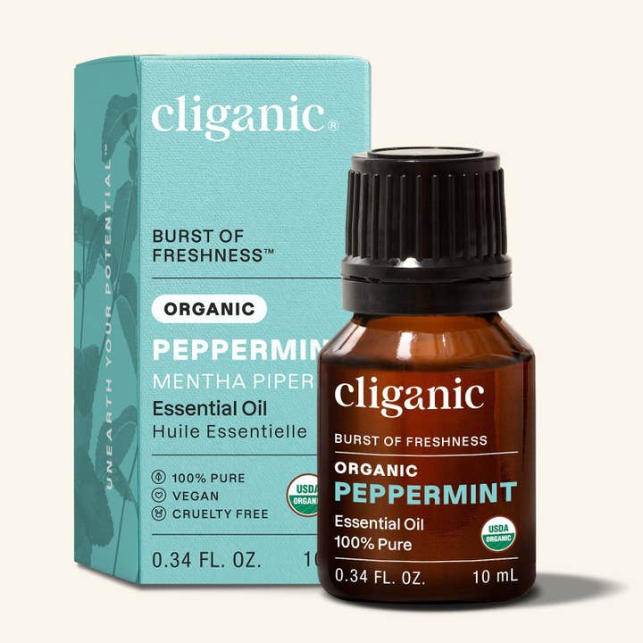 Cliganic - Wholesale Essential Oil - Organic Peppermint Essential Oil1