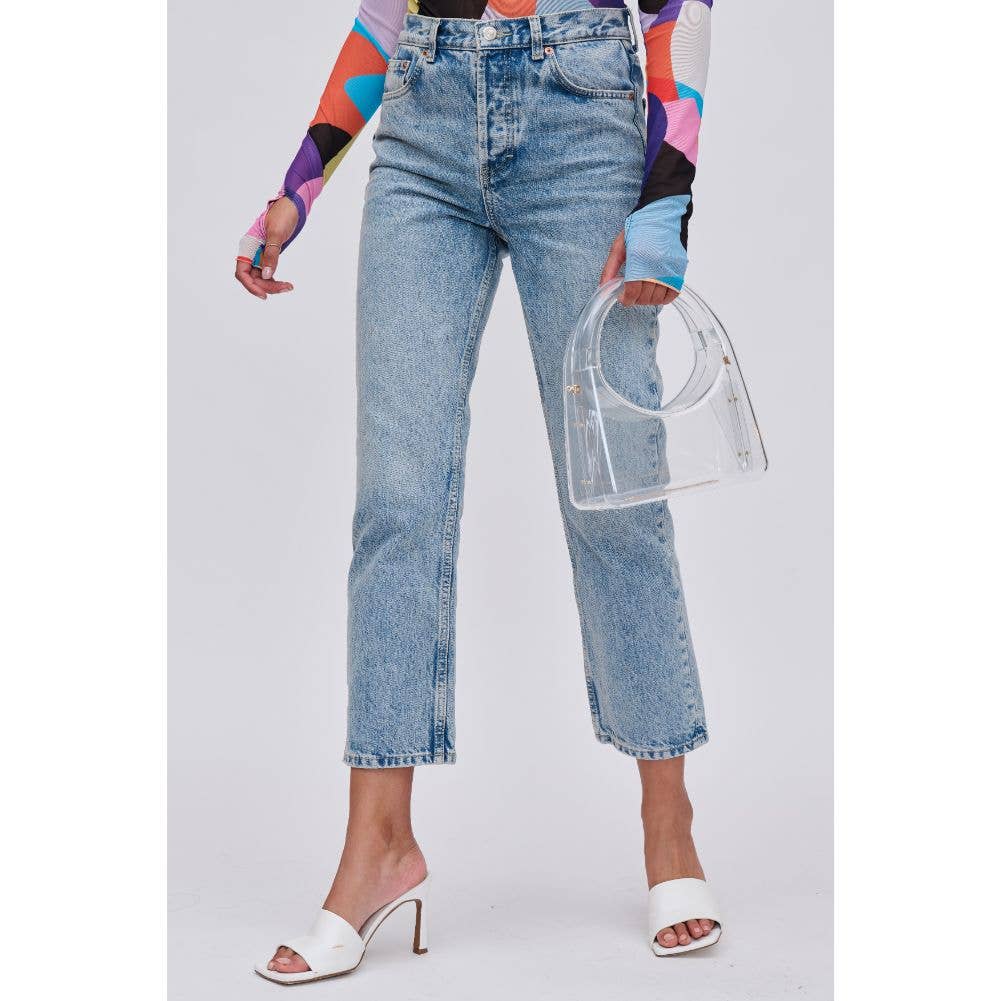 Urban Expressions - Wholesale Clutch - Dames - Zoila acrylic avondtas met transparant design2