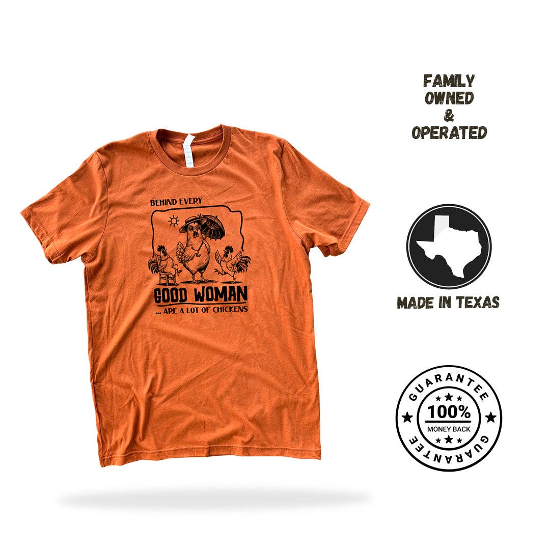 The Chicken Bawks - Wholesale Screen Printed T-Shirt - Unisex - Good Woman3