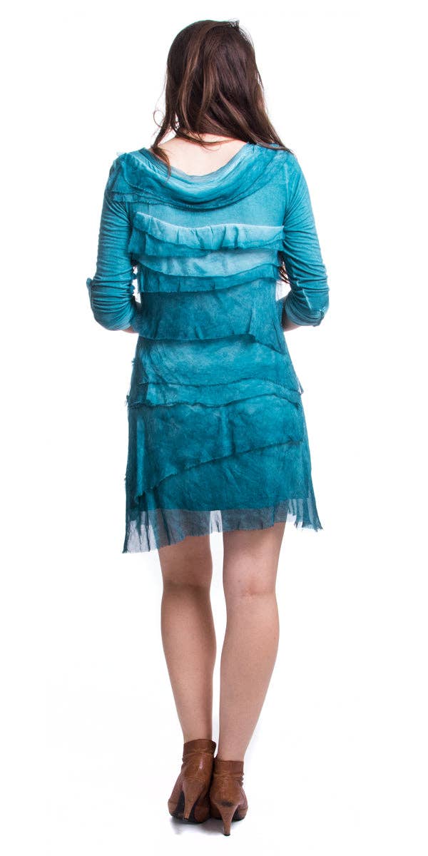 Gigi Moda - Wholesale Dress - Women's - Long Sleeve Ruffled Dress1