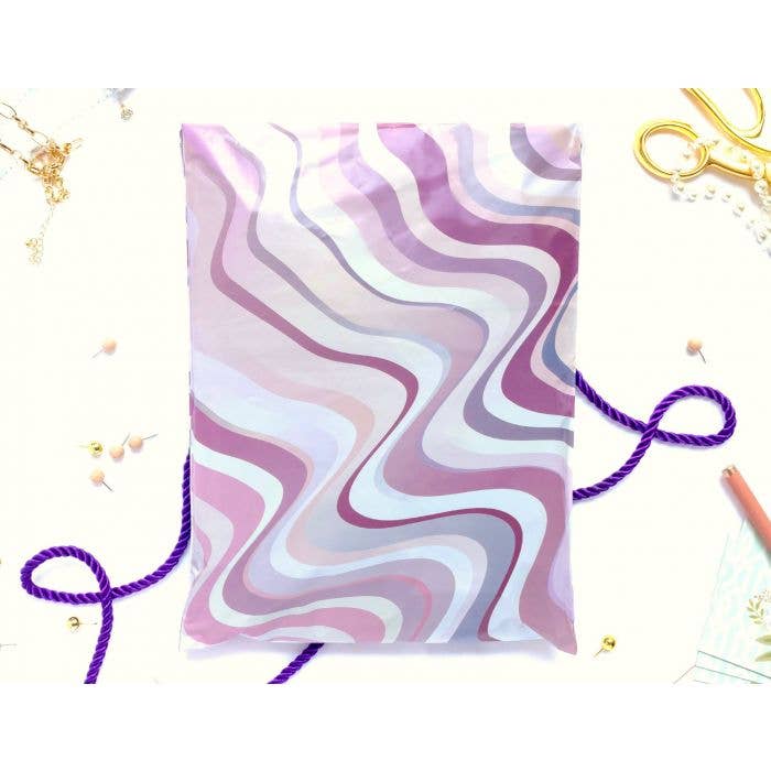 Abstract Designer Poly Mailers 10x13 for wholesale by Eleven Fashion