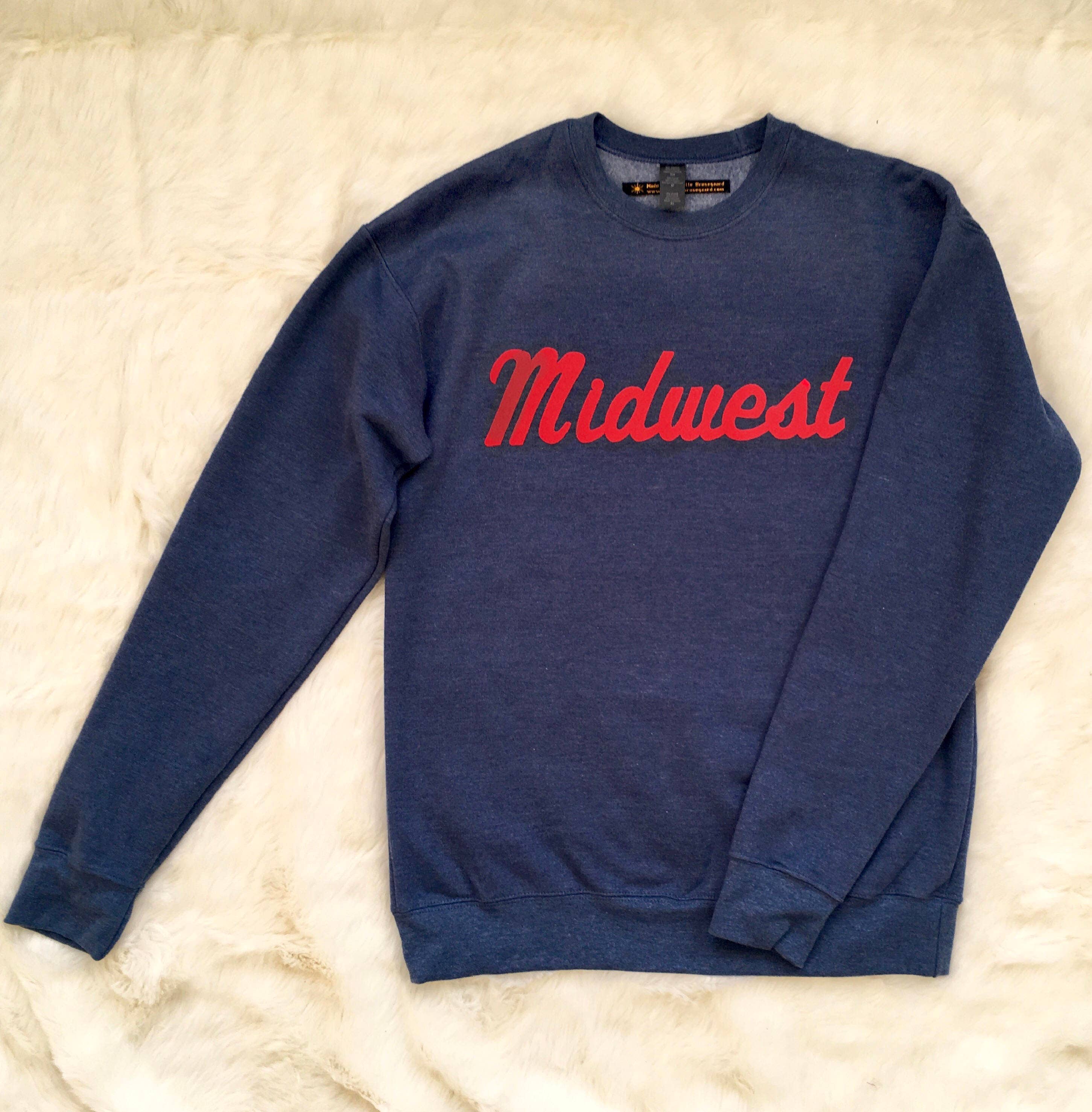 MBMB - Wholesale Graphic Sweatshirt - Unisex - Midwest Unisex Flock Sweatshirt2