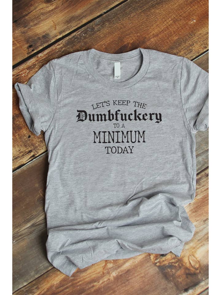 Polar bee - Wholesale Screen Printed T-Shirt - Unisex - PB-2363. DUMBFUCKERY1