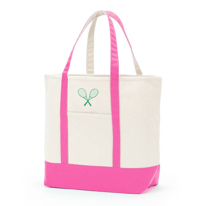 Viv&Lou - Wholesale Tote bag – Women's - Tennis Racket Everyday Tote1